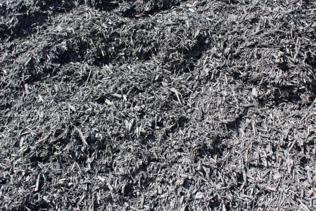 Black long-life mulch from the Blue Gum Garden Centre range